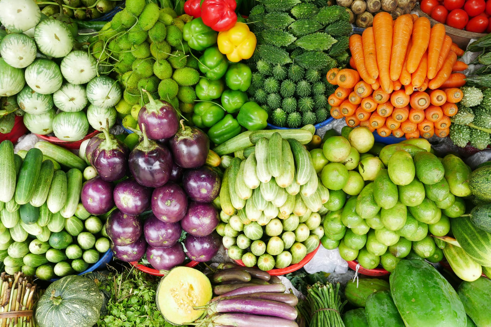 Légumes frais issus des parcelles de la Ferme Solime